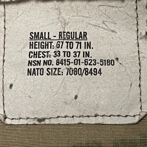 Team Soldier certified BDU Army Jacket S - Picture 6 of 8